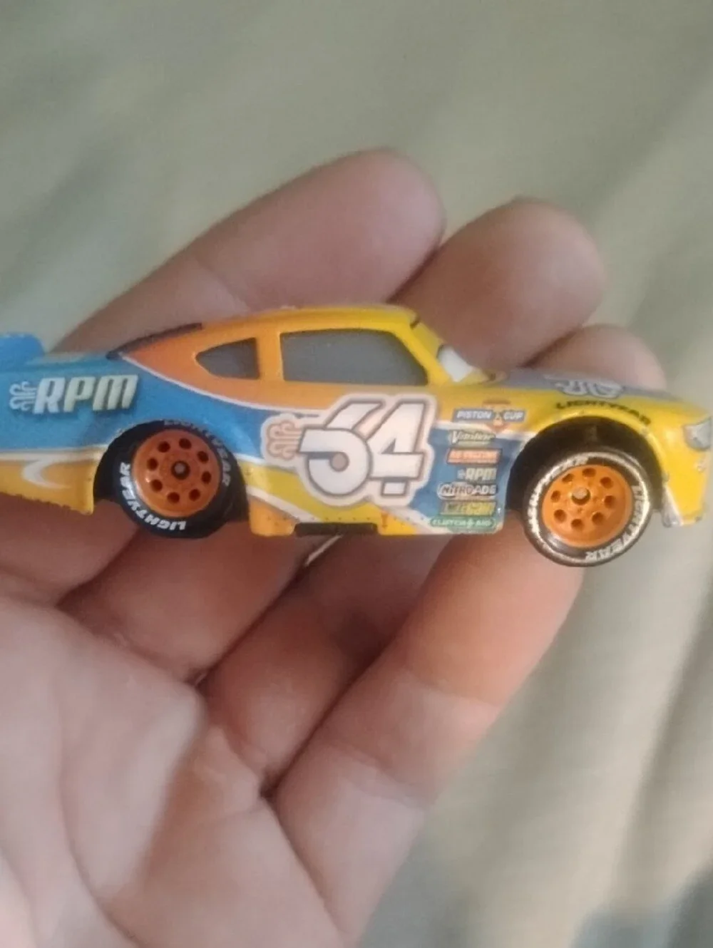 #54 Bruce Miller Pixar Cars 3 Diecast